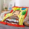 Customizable Curious George7 Throw Blanket – Personalized Name, All-Season Cozy Snug Blanket, Machine Washable, Personalized Blanket