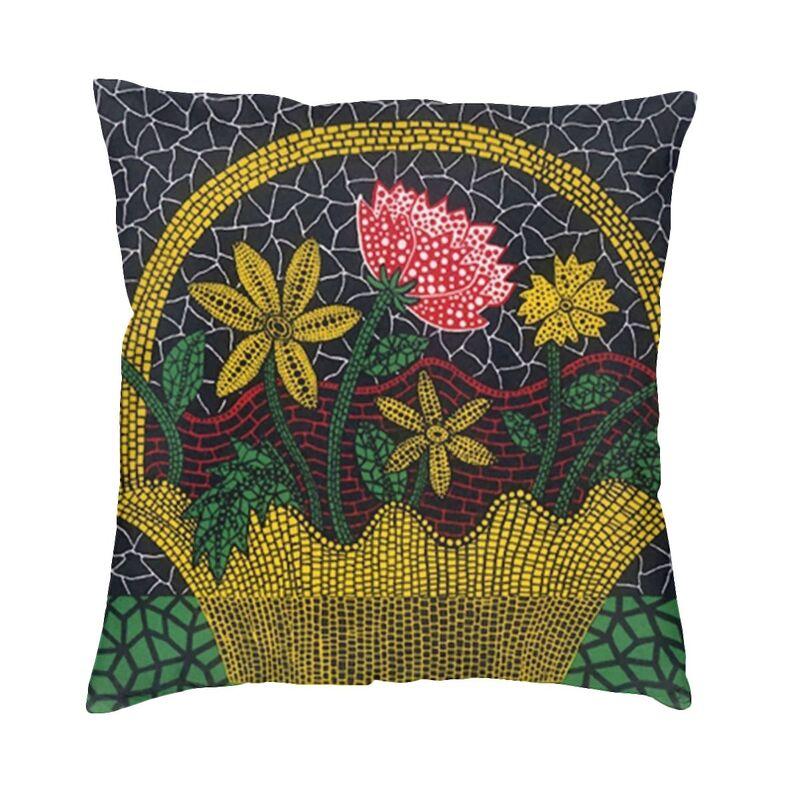 

Yayoi Kusama Cushion Cover Two Side 3D Printing Polkadot Pinky Throw Pillow Case for Sofa Cool Pillowcase Home Decorative 30x30cm 12x12in