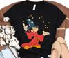 Retro Sorcerer Mickey Magic Wizard Mickey Fantasmic Unisex Adult Kid Tee