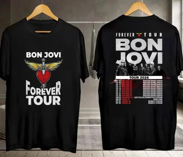 2026 Bon Jovi Forever Tour T-Shirt M