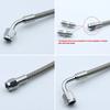 AN4 Stainless Braided Brake Line Clutch Flexible Tube Fuel Turbo Hose Freno Tubi Universal Hydraulic -04 Hosee