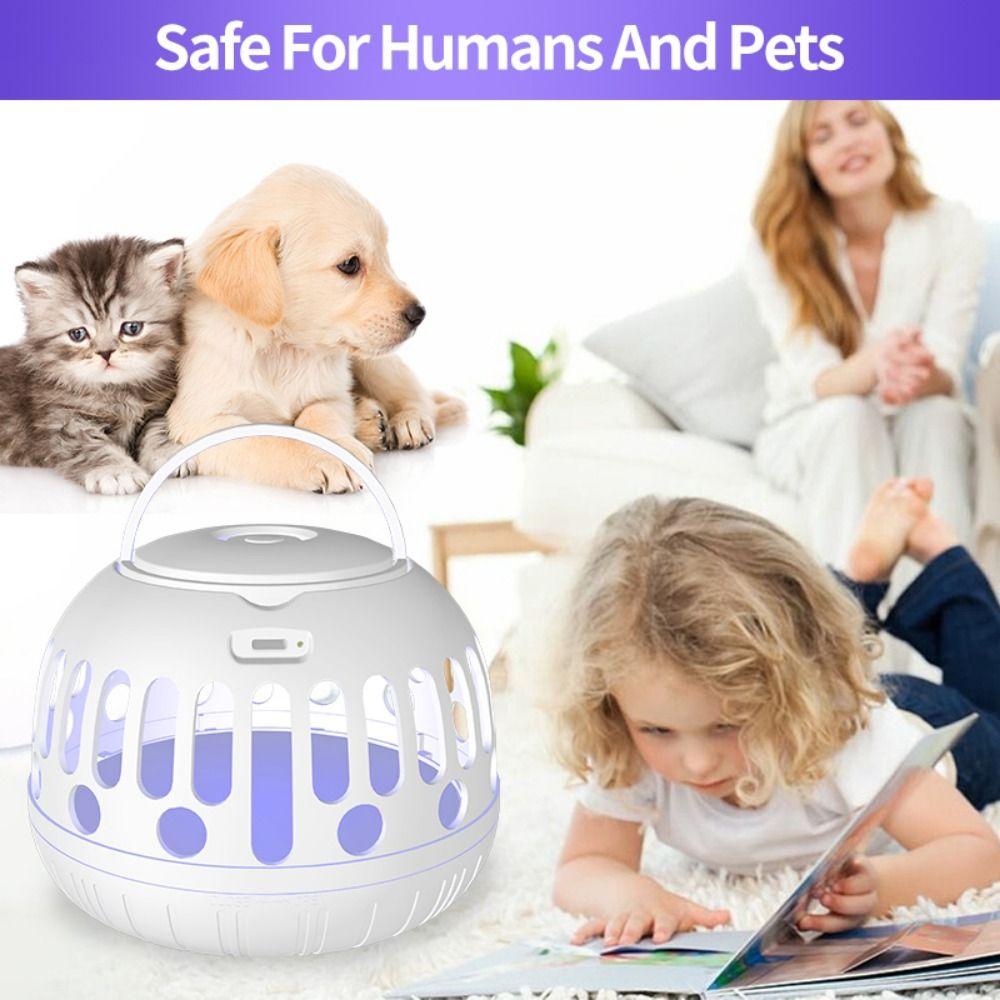 Type-C Rechargeable Pet Fleas Traps Non-toxic Automatic Pest Catcher  Pest Catching Artifact