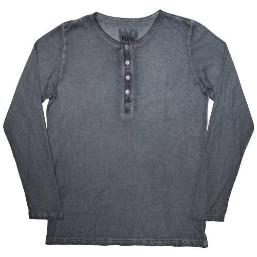 The Beatles Unisex Adult Abbey Road Back Print Stone Wash Long-Sleeved T-Shirt M bleu