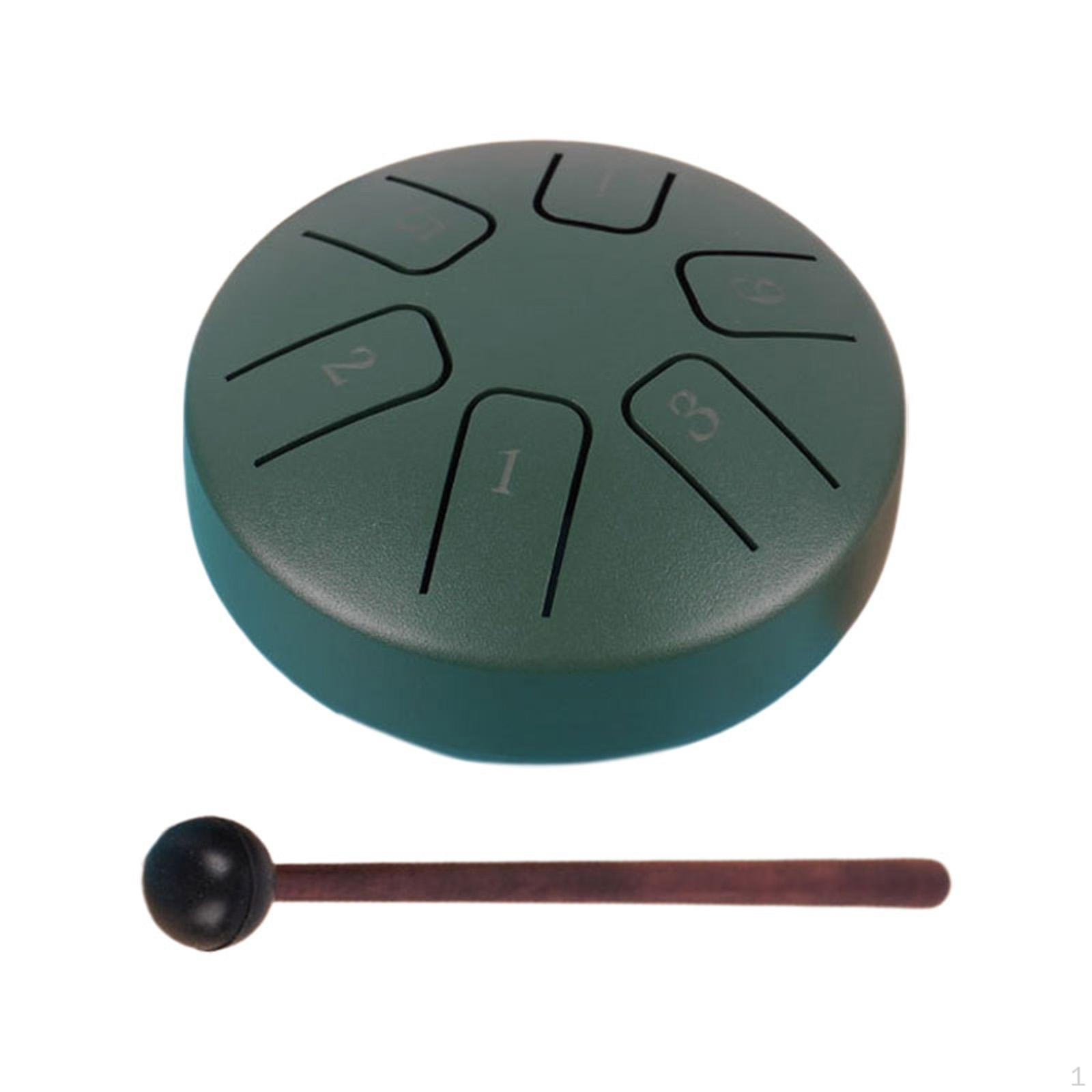 

Drum Hand Pan Essential Drums 3,8 дюйма 6 тонов Mini для медитационной музыки Red