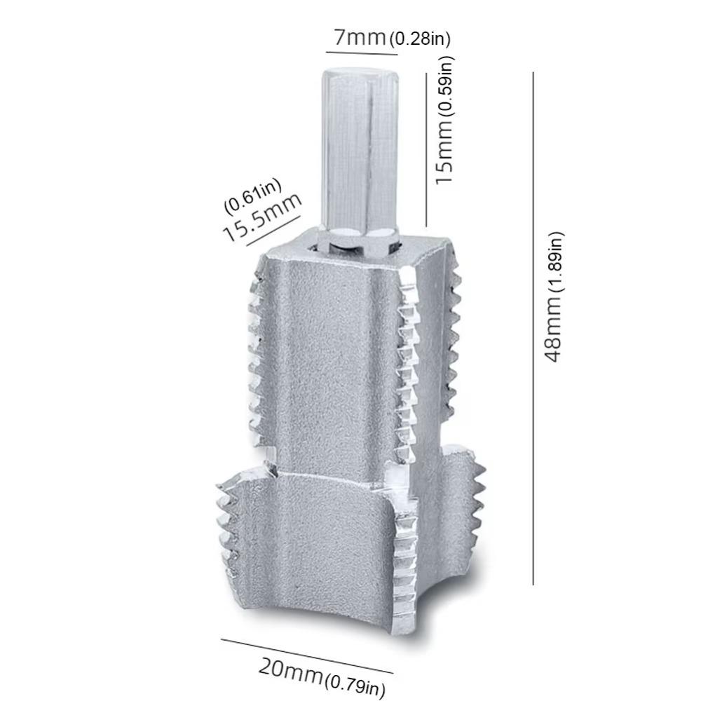 4/6 Points PVC Pipe Threader Kit Internal Thread Various Die Sizes PPR Water Pipe Opener Tap Universal Pipe Threader Pipe