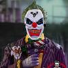 JOKER LED Luminous Yellow Teeth Adult Clown Mask for Halloween Performance