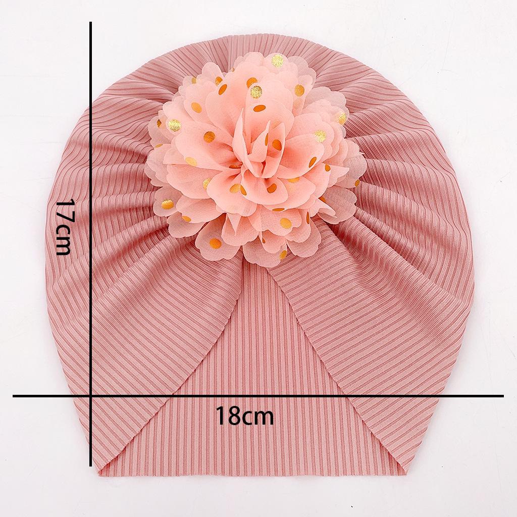 Cross-Border New Baby Hat: Flower, Comfortable & Breathable - Cute Children's Hat