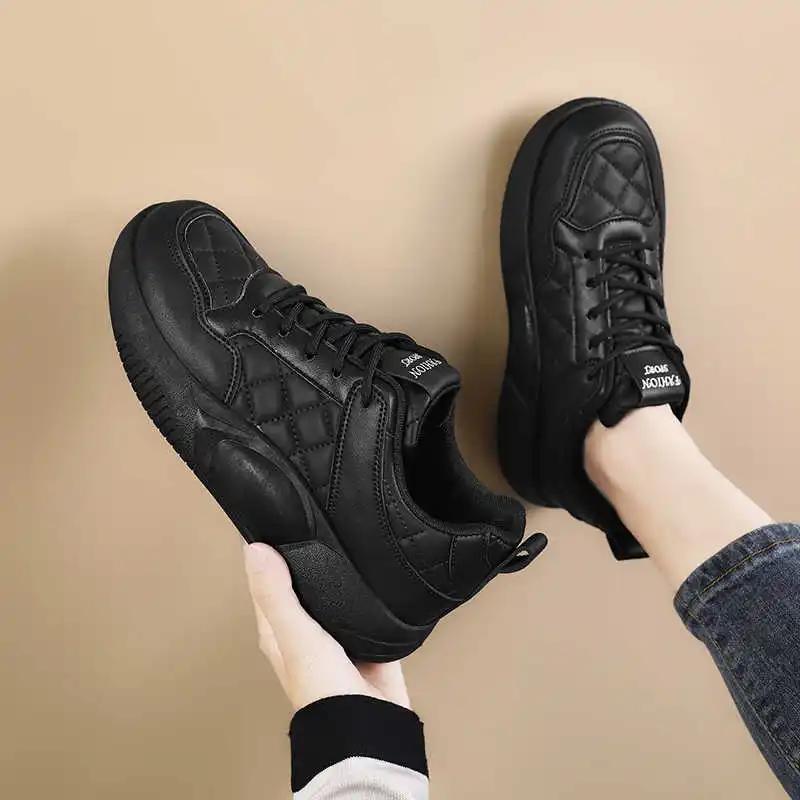 Fashion Parkside Autumn College Student Oxford Heels 43 Women Shoes Low Heel Sneakers Sports Pas Cher Teniss Lowest Price Training