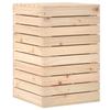 Vidaxl Kosz Na Pranie, 44X44X66 Cm, Lite Drewno Sosnowe