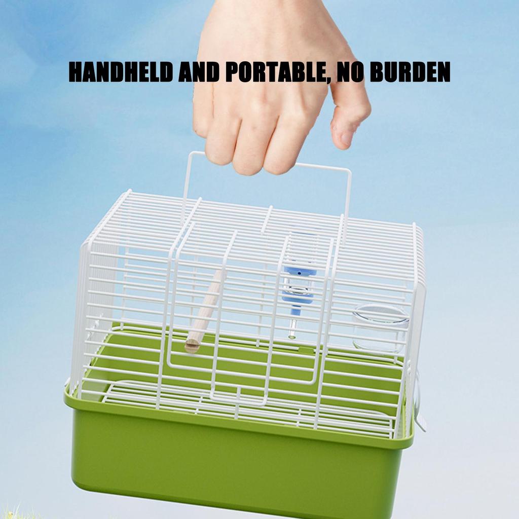 Bird Cages For Parakeets Portable Large Space Carrier With Handle Parrot Bird Carrier Beaks Proof Cage For Parakeets Lovebirds