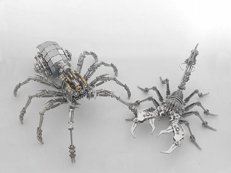 Spider King Plus 3D Metal Puzzle: Mechanical Insect Assembly Toy for Kids