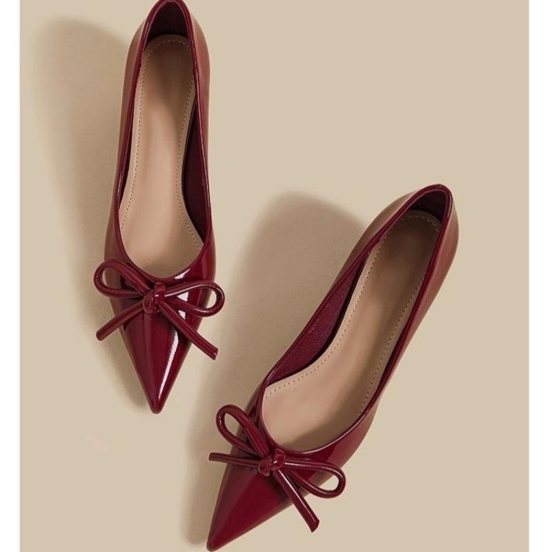 Fashion French Shallow Small Leather Shoes for Women 2025 Summer New High Heels Temperament Versatile Mary Jane Single Shoes