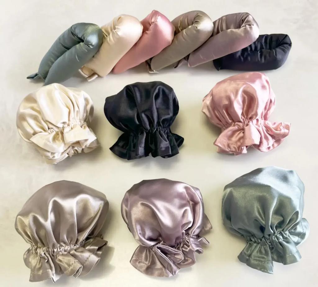 Heatless Hair Curler Hair Rollers Silk Satin Rod Wave No Heat Hair Curls Soft Sleeping Headband Ribbons Overnight Curls Curling