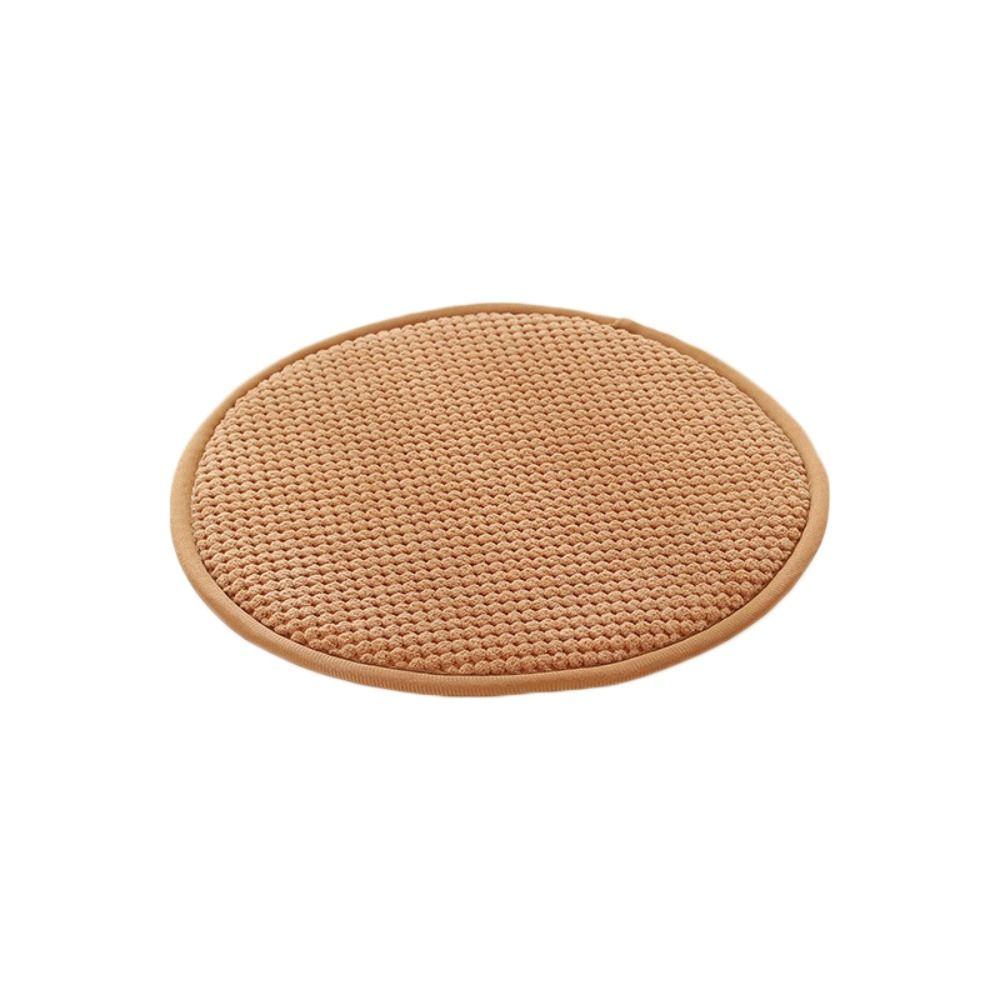 Soft Seat Pad sponge Chair Cushion Comfortable Round Cushion  Winter 25cm хаки