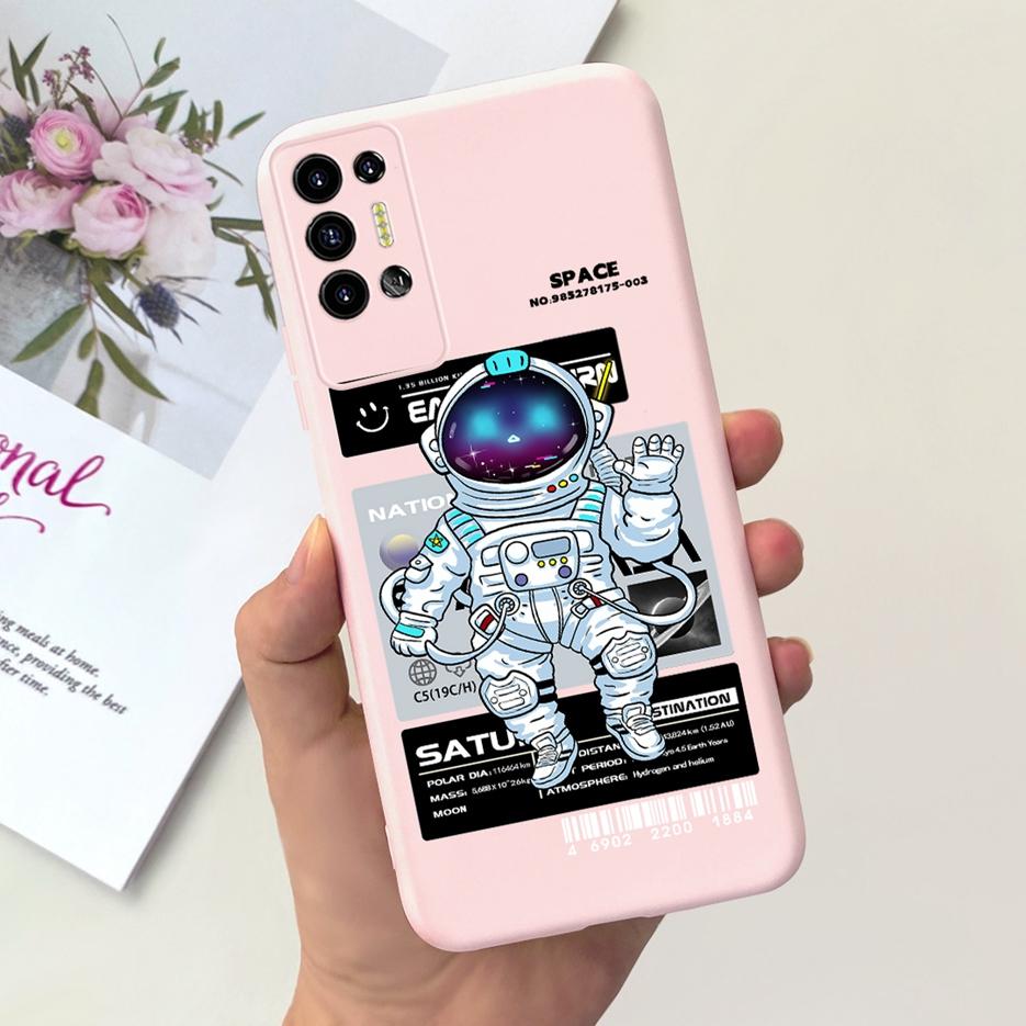 For Tecno Pova 2 Case LE7 LE7n Cute Dinosaur Cartoon Cover Soft Silicone Phone Case For Tecno Pova 2 Pova2 Back Cover 6.9'' Bags