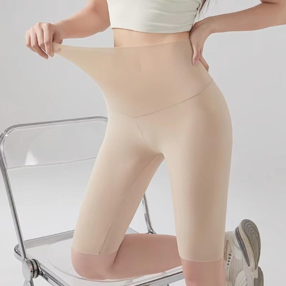 Elastic Seamless Underwear Pants High Waist High Waist Shorts Soft Safety Shorts Pants Women