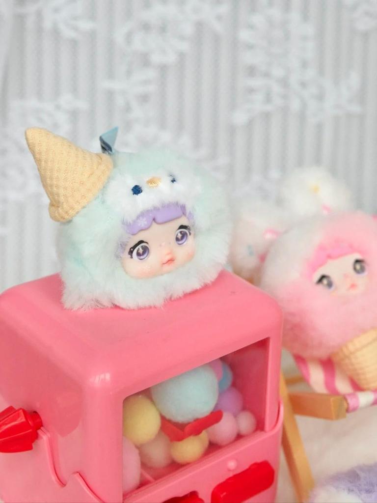 TRRCEPOS Nommi 100% Sweet Series Plush Blind Box  Lovebu-style Keychain, Lovebu-style Plush Toy, Plush Toy for Lovebu Lovers  Sweets & Ice