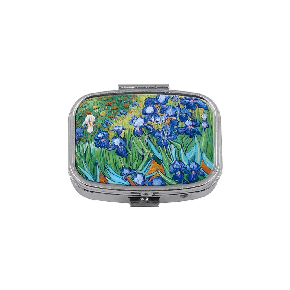 Light-proof Pill Box With 2 Compartments Travel Sealed Box Small Pill Organizer Container