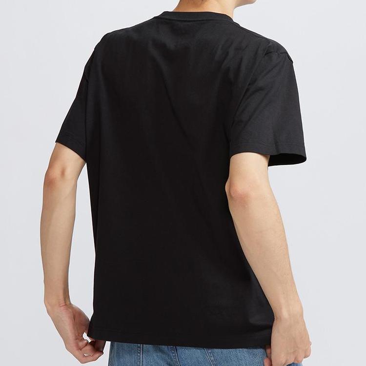 Uniqlo Cartoon-Charakter Grafik T-Shirt Unisex Oberteile Schwarz 430194-09