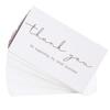 50pcs White Thank You Cards, Gifts Wrapping Tags for Party Decorations, Wedding Favors, Birthday, Cards for Friends, Family