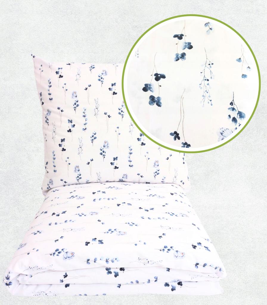 Pościel bawełniana 160x200 kwiaty komplet producent mocna 100% bawełna