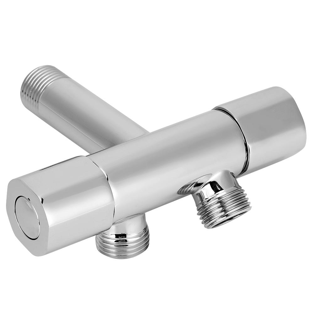 Gwint G1/2 cala Mosiądz 1 Wejście 2 Wyjścia Zawór Kątowy Zawór Przełączający Trójdrożny Podwójny Uchwyt Podwójny