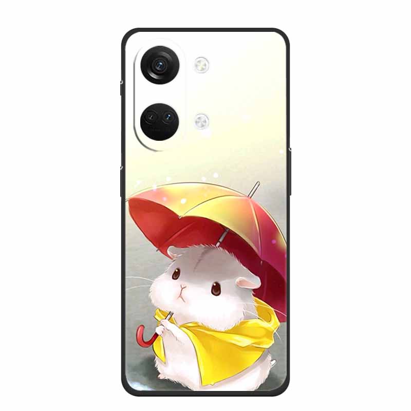 For OnePlus Nord 3 5G Case Coque Nord3 Lovely TPU Soft Cartoon Painted Cat Phone Casses for One Plus Nord 3 Silicon Para Shells