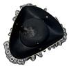 Stylish Black Pirate Hat With Lace And Feather Detail Halloween Cosplay Hat Perfect For Costume Parties