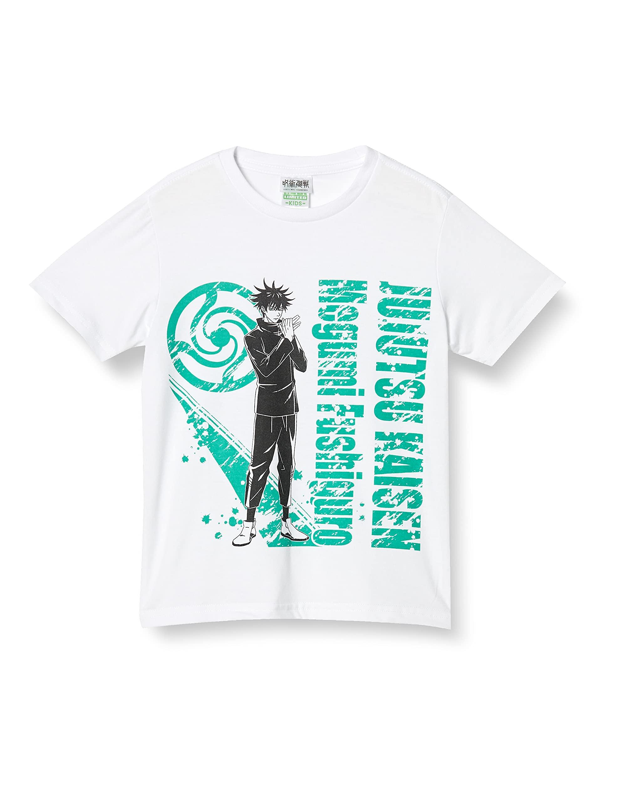 

Max Limited Jujutsu Kaisen Bottle T-Shirt Megumi Fushiguro Kids White