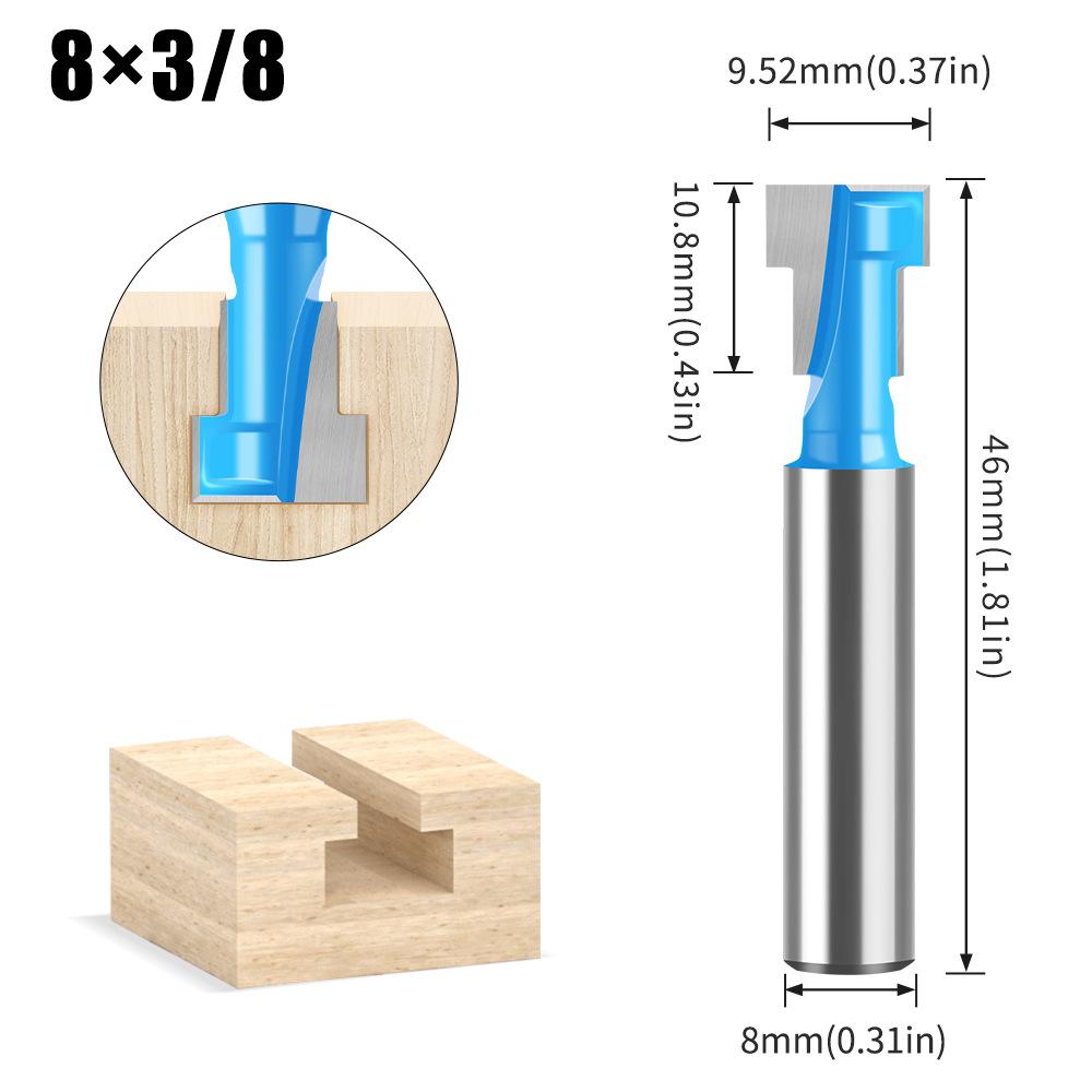 6Mm8Mm Handle Keyhole Knife Woodworking Milling Cutter, Keyhole Knife, Photo Frame Hanging Hole Knife, Photo Frame Knife, Gong Knife, Carving Knife
