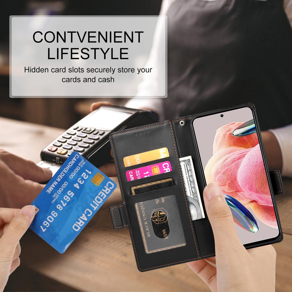 CASENEO For Realme 14 5G Magnetic Case  Detachable Leather Phone Wallet Cover