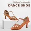 Womens Latin Dance Shoes Heeled Ballroom Tango Party Dance Shoes