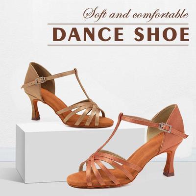 Damen-Lateintanzschuhe mit Absatz, Ballsaal-Tango-Party-Tanzschuhe