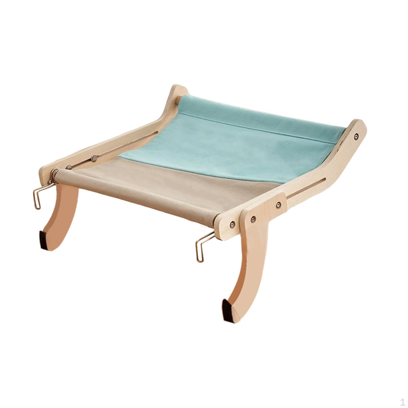 

Cat Window Perch Balcony Hammock Shelf Sturdy Bed Steady Adjustable for Gray Blue