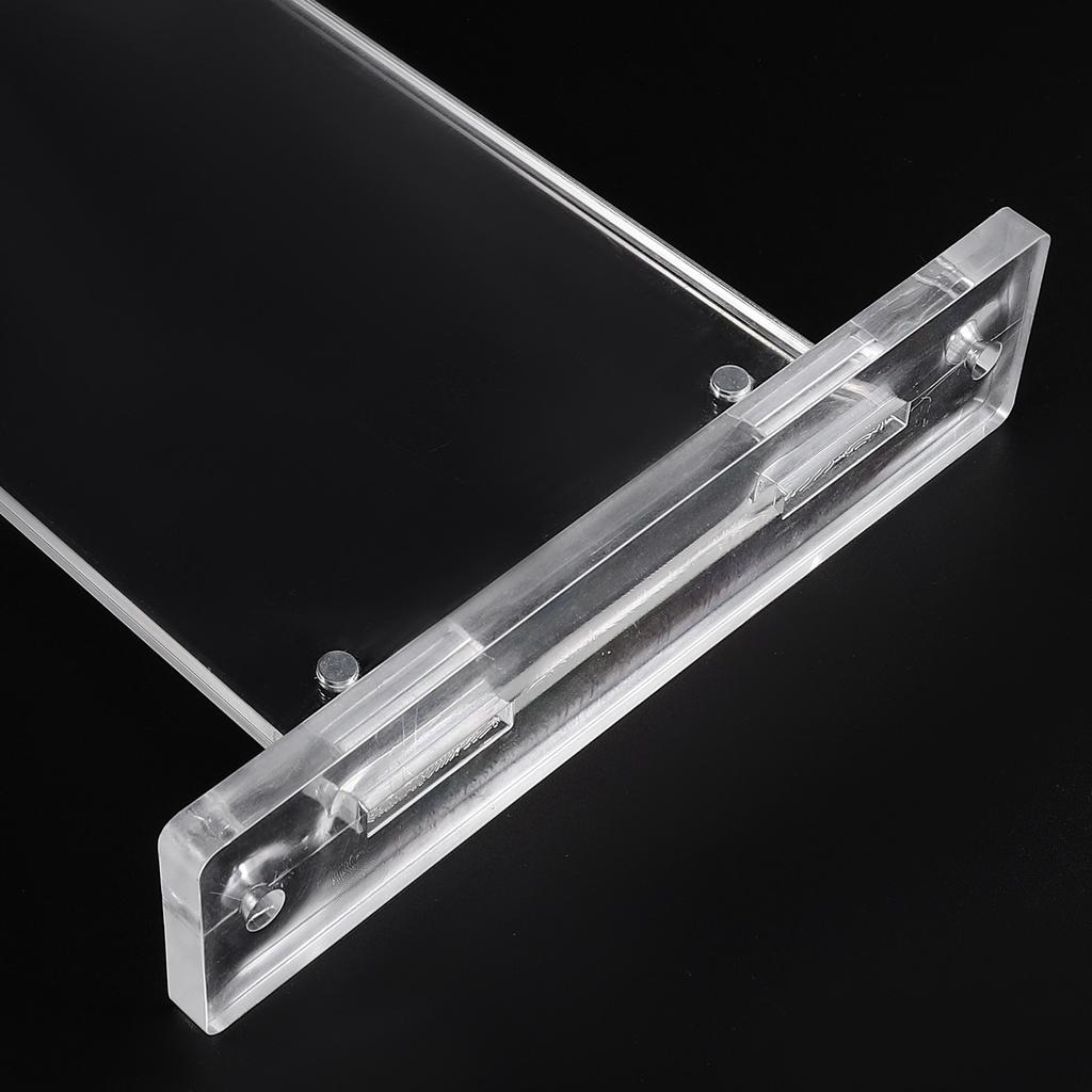 Versatile Acrylic Office Door Sign Wall Mountable Room Identifier for Classroom Factory School Clear Modern Style Decor