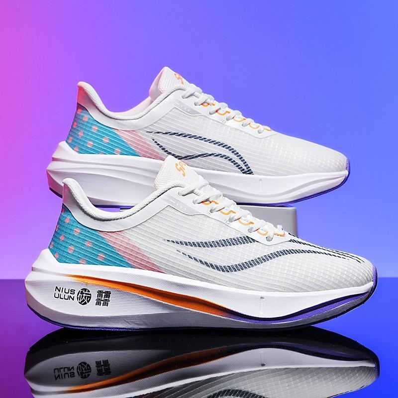 Summer running shoes men's carbon plate shock absorption small size sports shoes breathable couple casual travel shoes professional running shoes