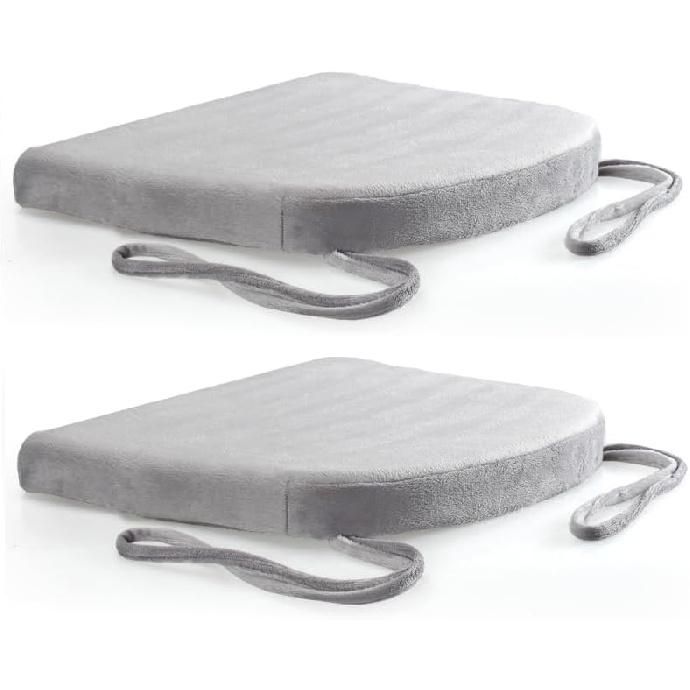 Augld 14x14 Metal Chair Cushion Set of 2 Memory Foam School Chair Cushion Small U Shape Seat Cushion Navy