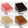 Wooden Pencil Holder Simple Pencil Box Multi Pen Organizer Storage for Desk School Office Classroom