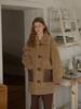Anoetic Shearling Mustang Coat_Brown