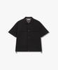 STUDIO TOMBOY [Men] Side String Pocket Short Sleeve Shacket_Black 9156221314