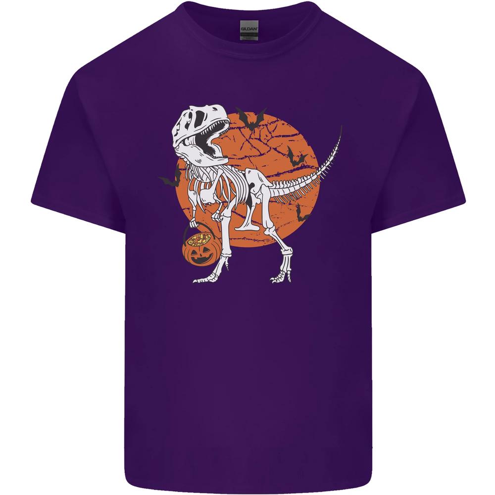 Dinosaur Halloween TRex Unisexs Cotton TShirt Tee Top