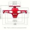 Motorcycle Rear License Plate Mount Holder Aluminum Alloy Bracket Motorcycle Universal Accessories Motorcycle Modification Parts