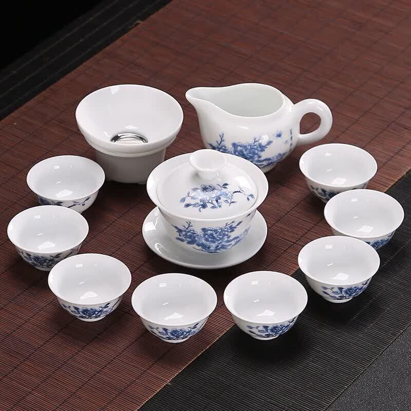 Dehua White Porcelain Kung Fu Tea Set