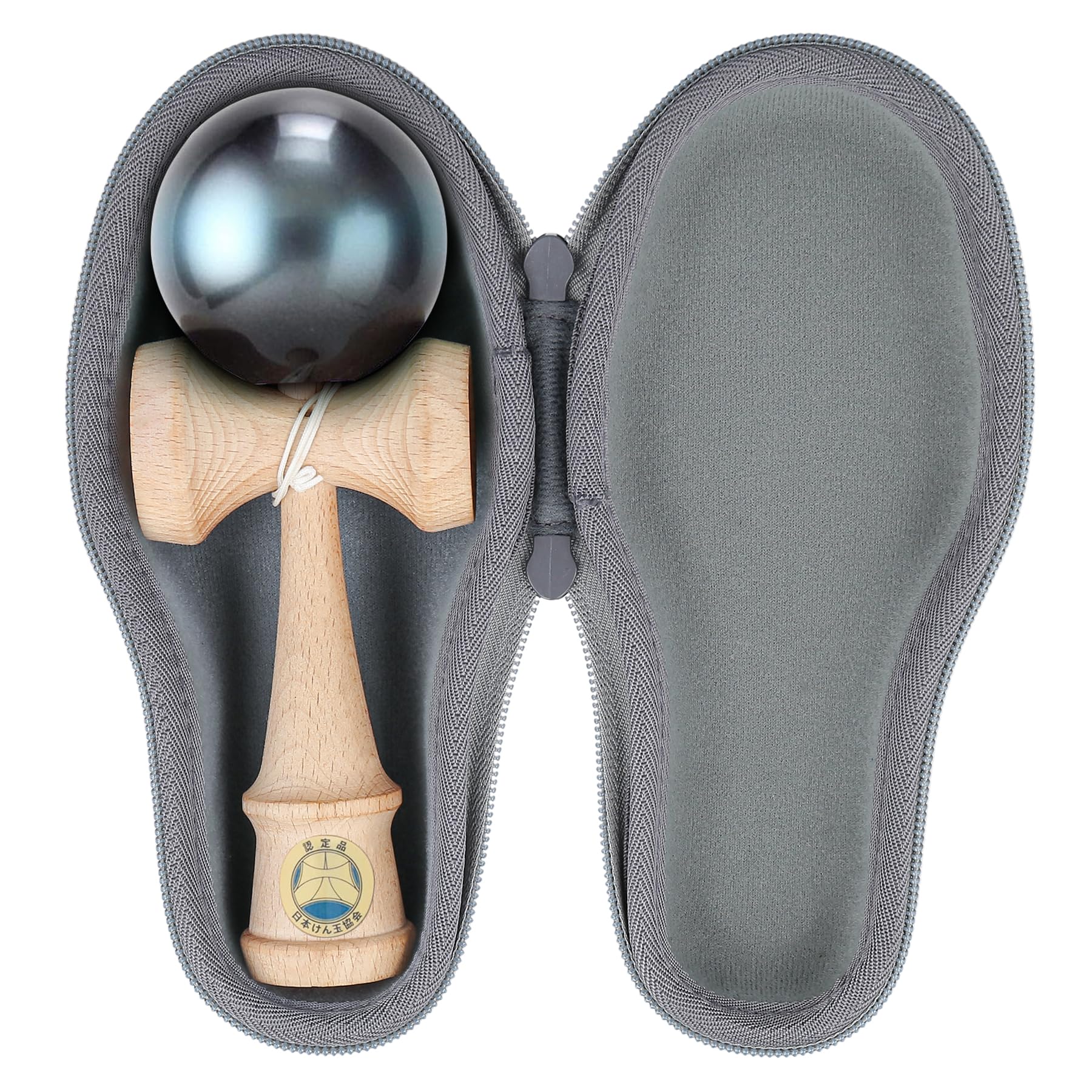 

(Только случай) Конкурентный Кендама Озора Серый Защитный Чехол для Хранения - Aenllosi