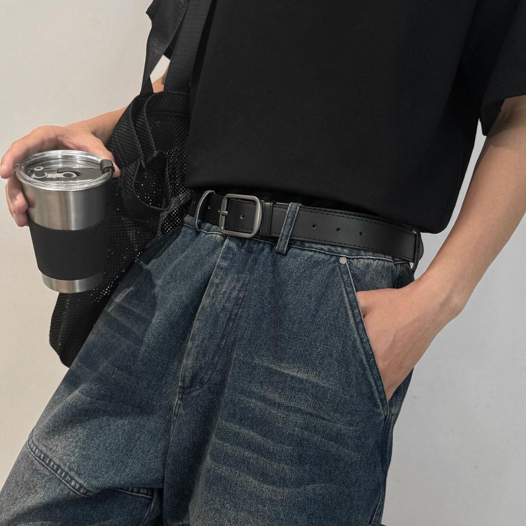 Simple Premium Belt Ladies Jeans Decorative Belt Male Student Belt