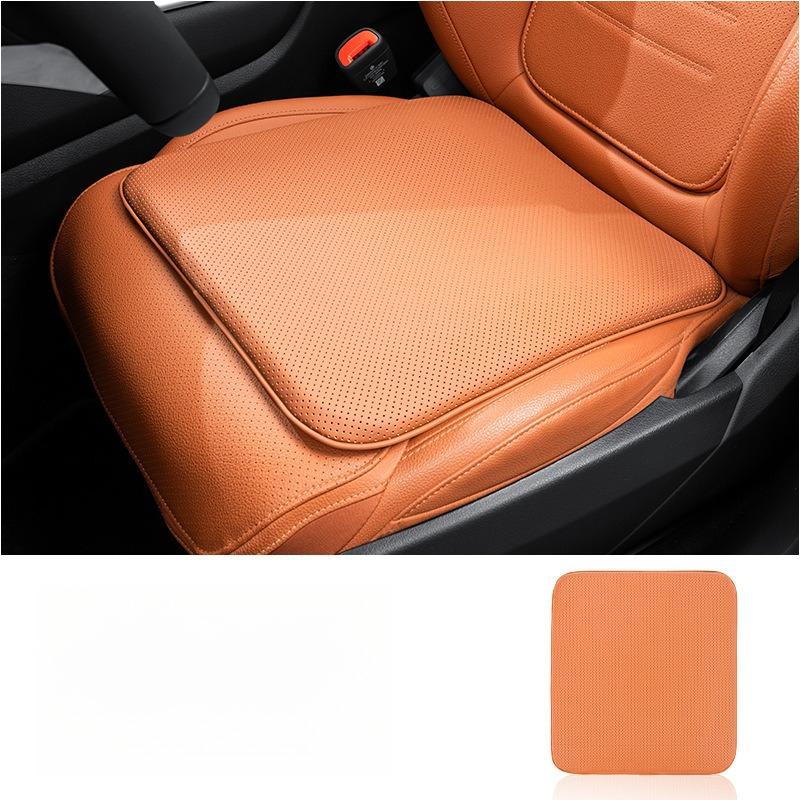 Universal Nappa Leather Car Seat Cushion Anti Slip Pad Breathable Ventilated Dirt Resistant Car Seat Cushion Seat Accessories