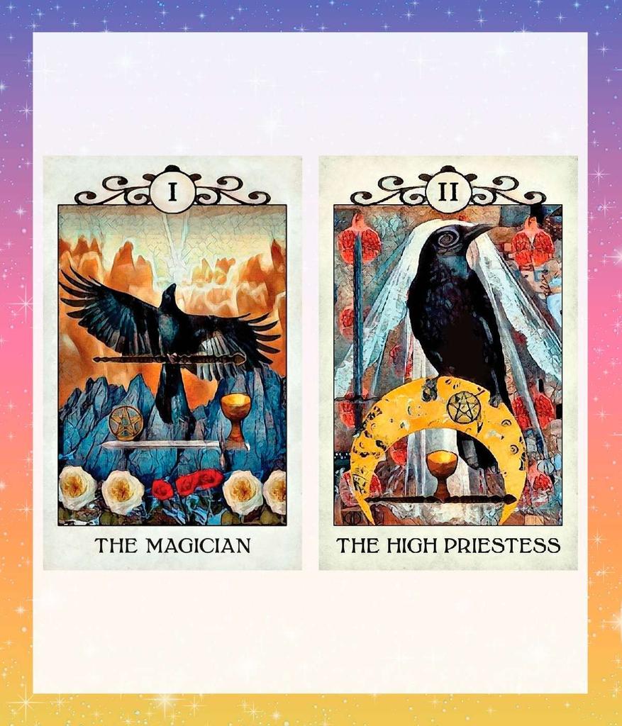 78-card Crow Tarot deck, Crow Tarot, fortune telling, with Japanese instruction manual, lulucouture [Authentic]