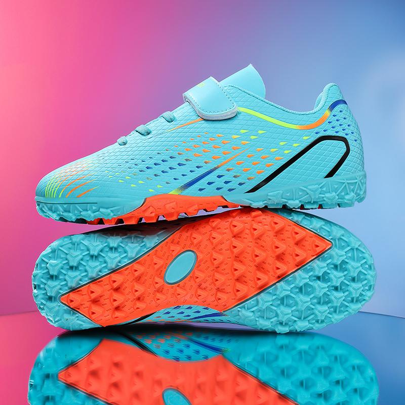 KIDS Football Shoes TFSpike Kid's Professional Artificial Turf Training Football Boots for Girls Soccer Shoes