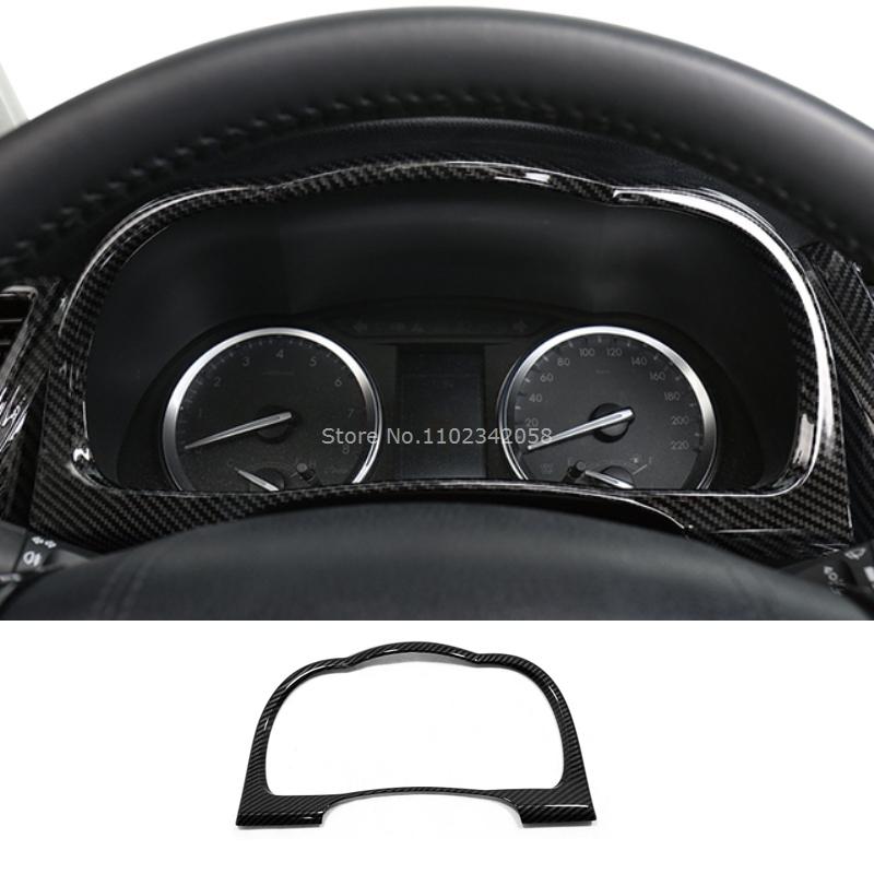 Abaiwai For Toyota Highlander 2015- Car Carbon Fiber Color Interior Decoration  Window Lift Swtich Gear Shift Panle 3d Parts