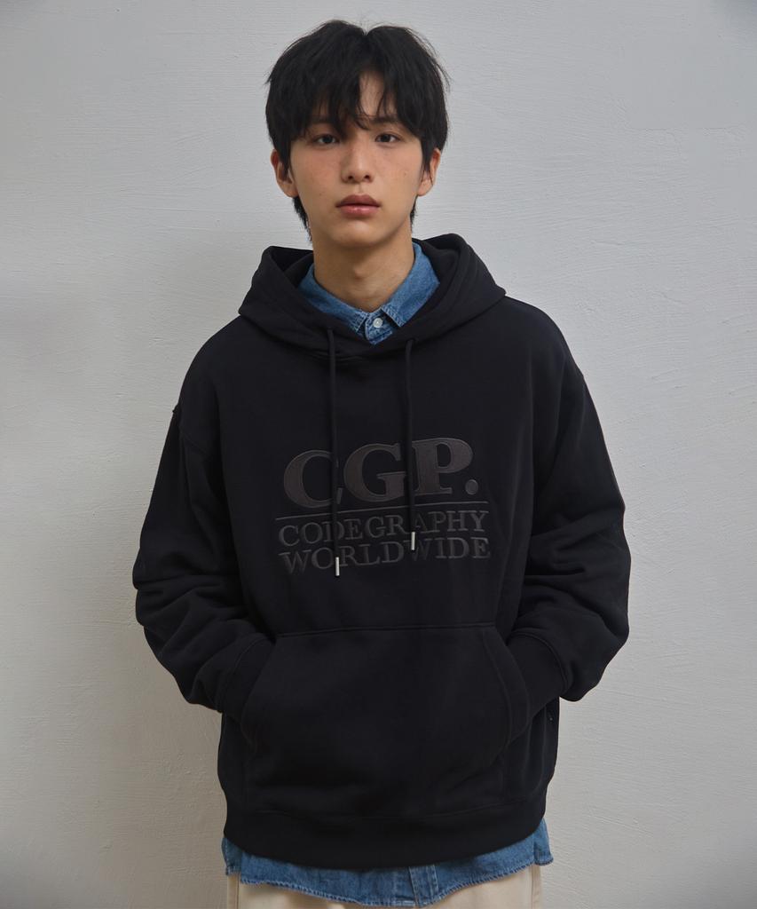 Square Logo Hoodie_Black